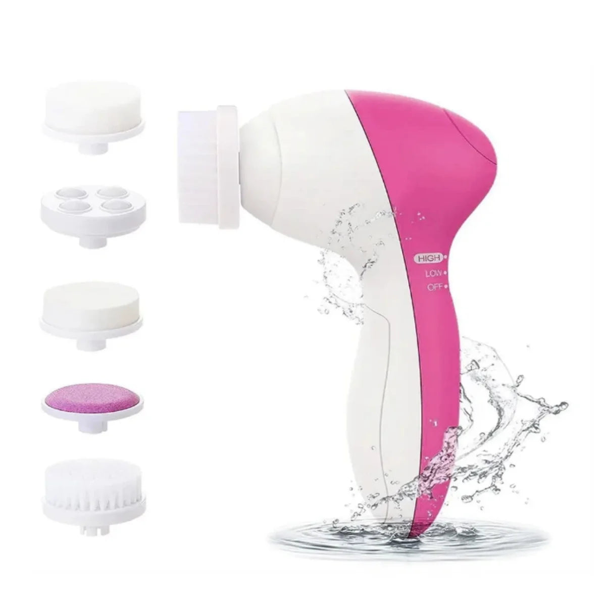 Electric Facial Cleaner 5 IN 1 Face Cleansing Brush